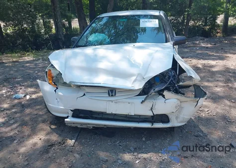 2002 Honda Civic Lx из США, поврежденный, VIN 1HGES15592L068620